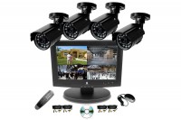 KAMEROVÝ SYSTÉM DL1004 + 4XC137 + HDD